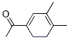 ETHANONE,1-(3,4-DIMETHYL-1,3-CYCLOHEXADIEN-1-YL)- molecular structure