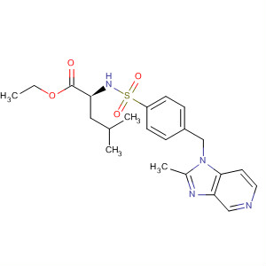 L-Leucine,N-[[4-[(2-methyl-1H-imidazo[4,5-c]pyridin-1-yl)methyl]phenyl]sulfonyl]-,ethyl ester