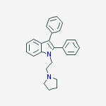 2,3-diphenyl-1-[2-(pyrrolidin-1-yl)ethyl]-1H-indole