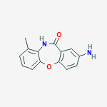 2-AMINO-9-METHYL-DIBENZ[B,F][1,4]OXAZEPIN-11-(10H)-ONE molecular structure
