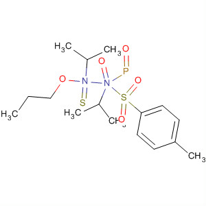 Phosphorodiamidothioic acid,N,N'-bis(1-methylethyl)-N-[(4-methylphenyl)sulfonyl]-, S-propyl ester molecular structure