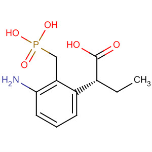 Benzenebutanoic acid, a-amino-2-(phosphonomethyl)-, (R)- molecular structure