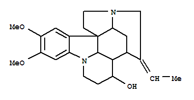 12H-1,12-Ethano-9H-pyrido[1,2,3-lm]pyrrolo[2,3-d]carbazol-11-ol,14-ethylidene-2,3,10,11,11a,11b,13,13a-octahydro-5,6-dimethoxy-,(1S,3aR,11S,11aR,11bS,12R,13aS,14E)- (9CI)