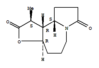2H-Furo[3,2-c]pyrrolo[1,2-a]azepine-2,8(1H)-dione,octahydro-1-methyl-, [1S-(1a,3ab,10aa,10ba)]- molecular structure