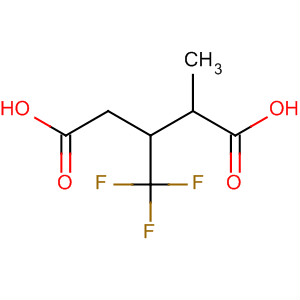Pentanedioic acid, 2-methyl-3-(trifluoromethyl)- molecular structure