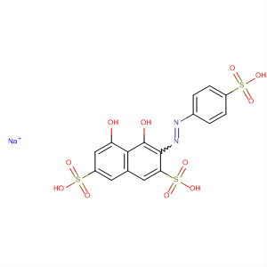 2,7-Naphthalenedisulfonic acid, 4,5-dihydroxy-3-[(4-sulfophenyl)azo]-,sodium salt