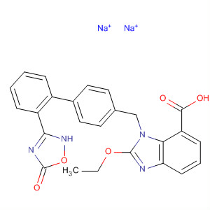 1H-Benzimidazole-7-carboxylic acid,1-[[2'-(2,5-dihydro-5-oxo-1,2,4-oxadiazol-3-yl)[1,1'-biphenyl]-4-yl]methyl]-2-ethoxy-, disodium salt