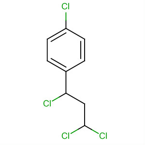 Benzene, 1-chloro-4-(1,3,3-trichloropropyl)- molecular structure
