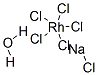 Cl6H2NaORh molecular structure