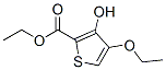 2-THIOPHENECARBOXYLIC ACID,4-ETHOXY-3-HYDROXY-,ETHYL ESTER molecular structure
