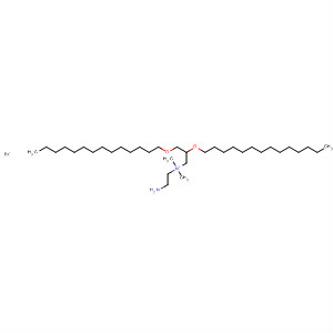 1-Propanaminium,N-(2-aminoethyl)-N,N-dimethyl-2,3-bis(tetradecyloxy)-, bromide molecular structure
