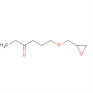 3-Hexanone, 6-(oxiranylmethoxy)- molecular structure