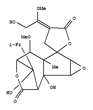 Spiro[furan-2(5H),7'-[2,5]methano[7H]oxireno[3,4]cyclopent[1,2-d]oxepin]-3',5(2'H)-dione,octahydro-1'b,8'-dihydroxy-4-(2-hydroxy-1-methoxyethylidene)-6'-methoxy-6'a-methyl-8'-(1-methylethyl)-,[1'aa,1'bb,2'b,5'b,6'a,6'ab,7'b(Z),7'aa,8'S*]-(-)-