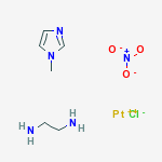 chloro(ethylenediamine)(1-methylimidazole-N(3))platinum(II)
