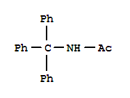 N-tritylacetamide molecular structure
