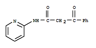benzenepropanamide, beta-oxo-N-2-pyridinyl- molecular structure