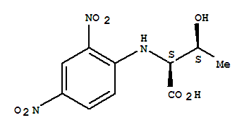 Allothreonine,N-(2,4-dinitrophenyl)- molecular structure