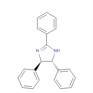 1H-Imidazole, 4,5-dihydro-2,4,5-triphenyl-, (4R,5R)- molecular structure
