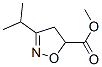 5-ISOXAZOLECARBOXYLIC ACID 4,5-DIHYDRO-3-(ISOPROPYL)-,METHYL ESTER molecular structure