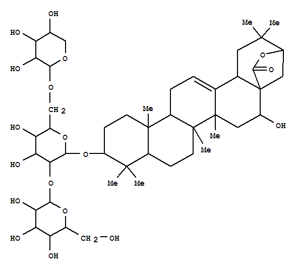 AlbiziasaponinB molecular structure