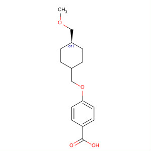 Benzoic acid, 4-[[trans-4-(methoxymethyl)cyclohexyl]methoxy]-