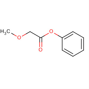 Acetic acid, methoxy-, phenyl ester molecular structure
