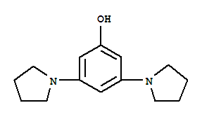 3,5-Di(1-pyrrolidinyl)-2,4-cyclohexadien-1-one molecular structure