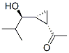 ETHANONE,1-[2-(1-HYDROXY-2-METHYLPROPYL)CYCLOPROPYL]-,[1A,2SS(R*)]- molecular structure