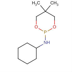 1,3,2-Dioxaphosphorinan-2-amine, N-cyclohexyl-5,5-dimethyl- molecular structure