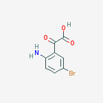 2-(2-Amino-5-bromophenyl)-2-oxoacetic acid molecular structure