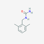 (2,6-dimethylphenyl)methylurea molecular structure