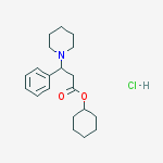 cyclohexyl 3-phenyl-3-(piperidin-1-yl)propanoate