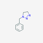 1-benzyl-4,5-dihydro-1H-1,2,3-triazole molecular structure