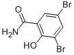 3,5-DIBROMOSALICYLAMIDE molecular structure