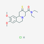 N,n-diethyl-9,10-dimethoxy-2-sulfanylidene-1,3,4,6,7,11b-hexahydrobenzo[a]quinolizine-3-carboxamide;hydrochloride