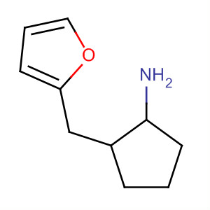 Cyclopentanamine, 2-(2-furanylmethyl)- molecular structure