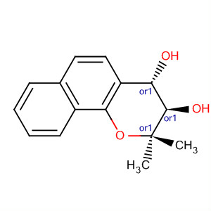 2H-Naphtho[1,2-b]pyran-3,4-diol, 3,4-dihydro-2,2-dimethyl-, trans-