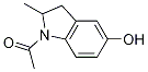 1-Acetyl-2,3-dihydro-2-methyl-1H-indol-5-ol molecular structure