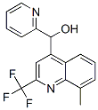a-(2-Pyridyl)-8-methyl-2-trifluoromethyl-4-quinolinemethanol molecular structure