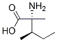 D-Isoleucine, 2-methyl- molecular structure