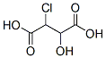Butanedioic  acid,  2-chloro-3-hydroxy- molecular structure