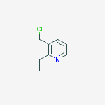 3-(chloromethyl)-2-ethylPyridine molecular structure