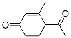 2-Cyclohexen-1-one,4-acetyl-3-methyl- molecular structure