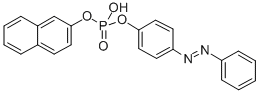 2-NAPHTHYL 4-PHENYLAZOPHENYL PHOSPHATE 98% molecular structure