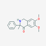 6,7-dimethoxy-3-methyl-3-phenyl-2,3-dihydroisoquinolin-4(1H)-one molecular structure