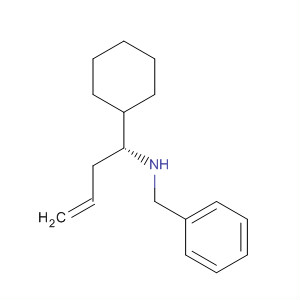 Benzenemethanamine, N-[(1R)-1-cyclohexyl-3-butenyl]- molecular structure