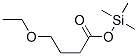 4-Ethoxybutyric acid trimethylsilyl ester molecular structure