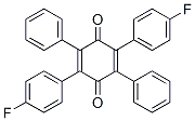 2,5-Bis(p-fluorophenyl)-3,6-diphenyl-p-benzoquinone molecular structure