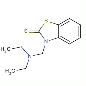 2(3H)-Benzothiazolethione, 3-[(diethylamino)methyl]- molecular structure