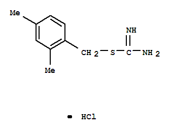 2,4-dimethylbenzyl carbamimidothioate molecular structure